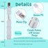 Babygoal Pacifier Clips, 6 Pack Holder for Boys and Girls, Fits Most Pacifier Styles & Baby Toys, Baby Gift 6MP09