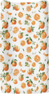 ZoUbqchY Summer 32''16'' Watercolor Oranges Baby Changing Pad Covers for Boy Girl Orange Branches Flowers Leaves Fitted