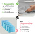 (2 Pack 34x52) IMPROVIA Washable Underpads, Heavy Absorbency Reusable Incontinence Pads for Kids, Adults, Elderly