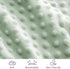 40x50 Inches david's kids Micro Fleece Minky Baby Blanket for Girls with Double Layer and Soothing Raised Dots