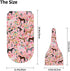 Horse Baby Stuff Gift for Girls - Soft Stretchy Pink Baby Swaddle Blanket Beanie Set for Baby Shower