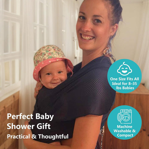 Summer, Swimming, Water Baby Sling, Baby Wrap for Newborn, Infant, Toddler, Breathable Lightweight Stretch Mesh Water