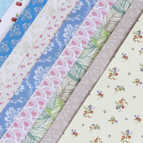 10 Sheets Dollhouse Floorboards Miniatures - Dolls House Floor Paper Card for DIY 1/12 1/6 Scale
