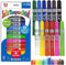 Kwik Stix Solid Tempera Paints, Thin Stix Paint Pens - 12 Classic Colors for Children, 12 Pack - TPG-608