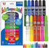 Kwik Stix Solid Tempera Paints, Thin Stix Paint Pens - 12 Classic Colors for Children, 12 Pack - TPG-608