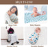 4 Pack 100% 47 47 inches, david's kids Baby Muslin Swaddle Blankets, Cotton and Ultra Soft Breathable Receiving Blanket