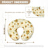 Kathyboom Sunflower Music Note Nursing Pillowcase for Newborn Baby Boys Girls, Ultra Soft Nursing Pillow Covers