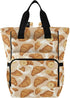 SUABO Bread Milk Pattern Baby Diaper Bag Backpack Large Bag Waterproof Travel Diaper