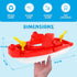 3 1-3, 3-5 Boat Bath Toys, PCS Toddler Pool Toys for Water Play, Plastic Toy Boats for Toddlers Kids Ages