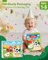 1-3 1 hahaland Busy Book for Toddlers - Montessori Toys Busy Board for Year Old Boy Gifts Girl Toys Educational