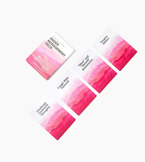 The School of Mindfulness - Coping Skills Series Deck for Depression, Anxiety, Anger Management & Triggers
