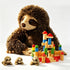 11.02" 3 Sloth Plush Animal, Cute Stuffed Sloth with Baby Sloths, Easter Stuffed Sloth Animal, Washable Plush Toys
