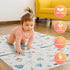 10 40"x47" Minimono Baby Splat Mat for Under High Chair - Pcs Disposable and Waterproof Splash Mats - Multipurpose