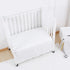 Microfiber 3 Pack Mini Portable Crib Sheets, Comfy Napping Surface for Baby, Fits 24" x 38", Green + Light Grey + White