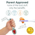 NumNum Baby Spoons Set, Silicone Pre-Spoon GOOtensils for Kids Aged 6+ Months, First Stage Baby Led Weaning, Travel