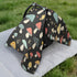 Dalzium Mushroom Car Seat Cover Baby Girl Boy, Carseat Canopy Cover Breathable Baby Carrier Cover Stroller Sun Shade