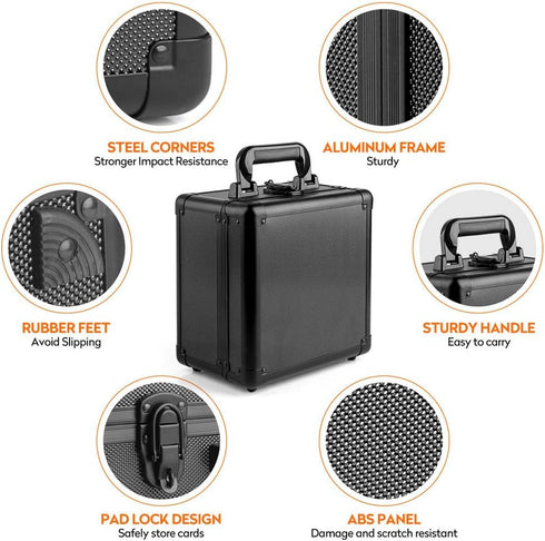 JoyHood Graded Card Storage Box, Top Loaders Storage Box for Trading Cards & Sports Cards