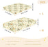miaozhen 1 Pack 52x28 Cotton Baby Crib Sheets Ultra Soft Spring Retro Flower Butterflies Toddler Cirb Bedding Cover