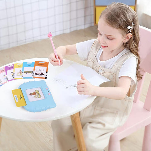 Talking Flash Cards Toddler Toys, Educational Toys for Toddlers 1-3, 510 Sight Words - Blue