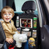 ONE PIX Backseat Car Organizer Mats, Storage Bag with Touch Screen Tablet Holder for Kids Car Seats