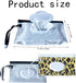 Denlydom Baby Wipe Dispenser, Portable Baby Wipe Holder Refillable Wet Wipes Container for outdoor Reusable Travel Baby