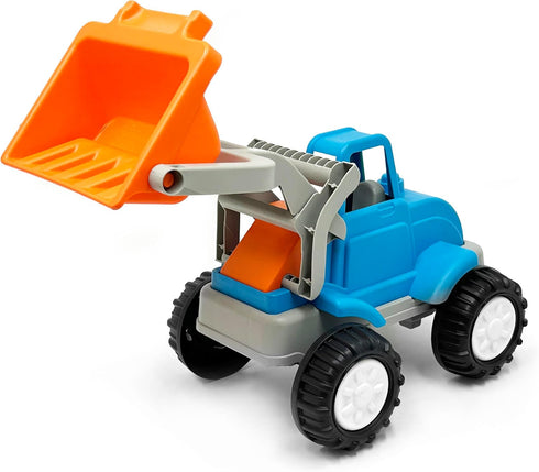 American Plastic Toys Kids’ Gigantic Loader Truck, Made in USA, Tilting Dump Bucket, Knobby Wheels, Ages 2+
