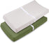 Muslin Changing Pad Cover for Baby Girls Boys-2 Pack 17"x 33" Cotton