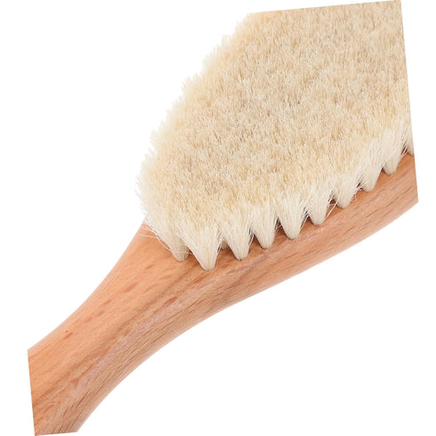 Set Newborn Hair Care - Wooden Comb and Wool Brush Accessories