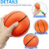 40Pcs Mini Basketball Set, 6" Small Basketballs with Pump for Over The Door Hoop Games, Indoor Outdoor Play