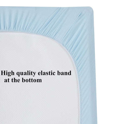 Set 3 Pack Changing Pad Cover Jersey Knit Ultra Soft for Baby Boys Girls Light Blue/Light Green/Dinosaur