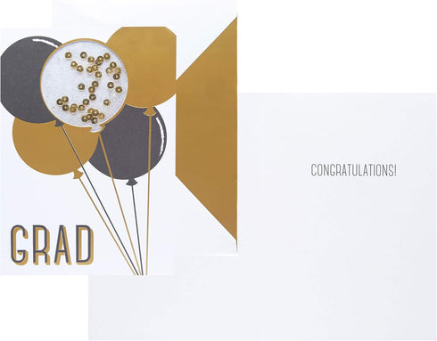 C.R. Gibson Handmade Graduation Cards - Assorted 3pc, 5'' x 7''