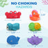 6PCS 1-3, 2-4, BenBen Bath Toy, Color Changing Bath Toys for Kids Ages No Holes Baby Bath Toys for Toddlers Ocean Sea