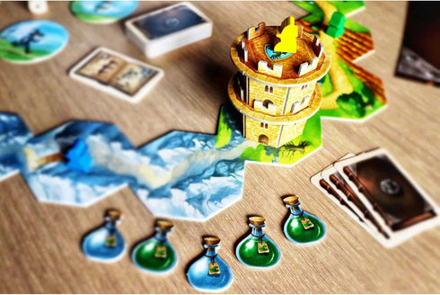 Wandering Towers Strategy Board Game About Trapping Wizards, Fun Family Games for 1-6 Players, Ages 10+, 30 Mins