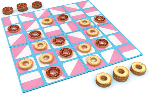 Donuts - The Tasty & Tactical Clash for 2 Players, Placement Board Game for Ages 8+, 10-15 Min Playtime