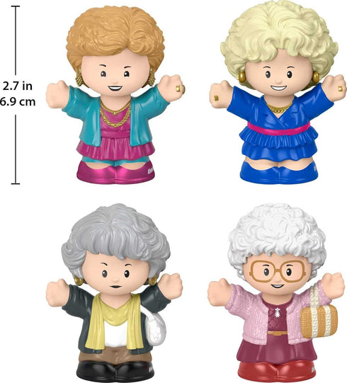 Little People Collector The Golden Girls TV Show Special Edition Set, 4 Figures in Display Package