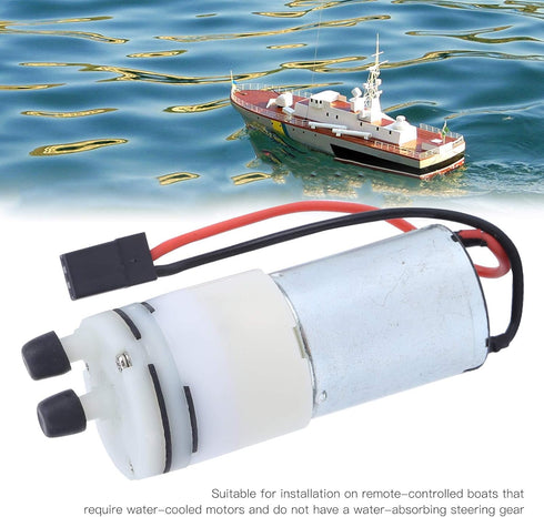 3-6V Water Cooling Pump RC 370, Portable Low Noise Mini Water Transfer Utility Pump for RC Boats Motor