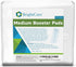 BrightCare (12 x4 Inch) (25 Count) Medium Adult Diaper Booster Pad Liner - Inserts with Adhesive - Doubler Locks