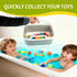Bath Toy Storage Basket Bin: Collapsible Bathtub Toys Holder Bucket & Portable Bathroom Shower Caddy Organizer