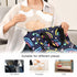 WELLDAY Cute Bears Portable Diaper Changing Pad - Waterproof Foldable Baby Diaper Changing Pad with Built-in Pillow