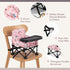 6-36 Booster Seat for Kitchen Chair with Removable Tray, Portable Foldable Baby Chair for Babies Months, Indoor Outdoor