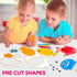 Arts and Craft Kit for Toddlers Ages 3-5, Craft 9 Fun Fish Characters for Creative Play