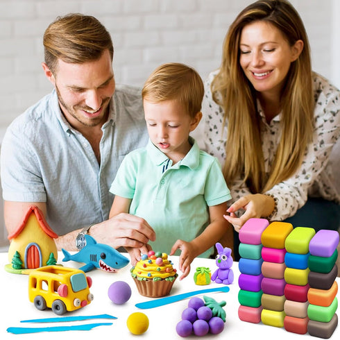 145 YOPINSAND Air Dry Clay Colors, Modeling Clay for Kids, DIY Molding Magic Toy with Tools, Gift for Kids Boys Girls