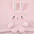 Baby Blanket, Foldable Rabbit Shape Plush Blanket, Super Soft Warm Breathable Receiving Blankets Newborn Nursery