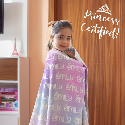 Cozy 50x60) Personalized Name Blanket - Customized Blankets for Boys & Girls, Ships Next Day, Soft & Personalized Throw