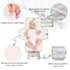 DUOBU Portable Diaper Changing Pad Foldable Baby Changing Mat with Built-in Pillow Waterproof Changing Pad for Newborn