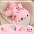 1.6 lbs TOYSYM Weighted Stuffed Animals, Bunny Stuffed Animal with Weighted Beads, Cute Plush Toy Pillow Gifts