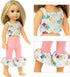 Ecore Fun 10 Sets Doll Clothes Outfits for 15 Inch Girl Dolls, 14.5 Inch Dresses, Pajamas, Hair Clips