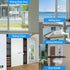 ILORVIUN Closet (White-Count 4) Childproof Sliding Glass Door Lock, Baby Safety Slide Window Locks for Kids Proof Patio
