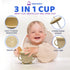 10 Set Set HippoBaby Baby Led Weaning Supplies | Piece Silicone Baby Feeding | Baby Toddler Bib Cup Divided Plate