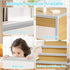 ZOMPAGO Baby Proofing Corner & Edge Protectors, Grey Foam L-Shape Self-Adhesive Bumper Strip, Baby Safety Bumpers